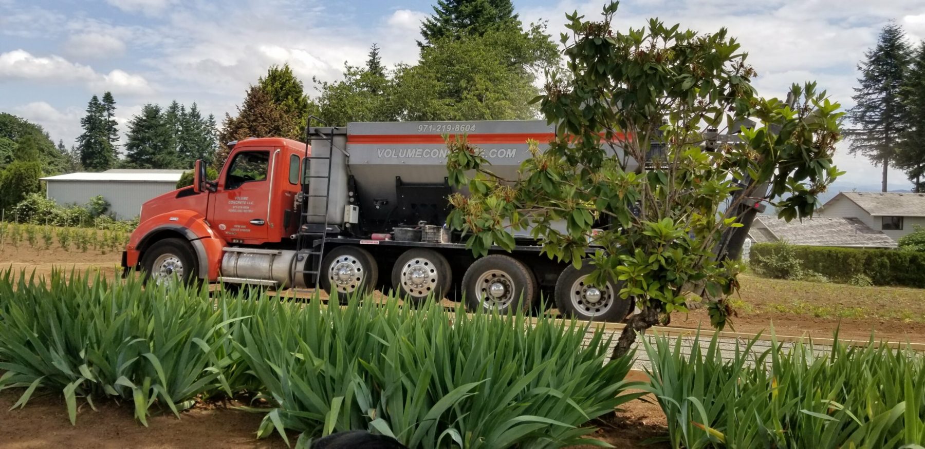 Delivery of the concrete